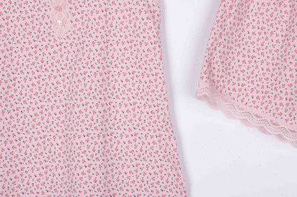 Floral Cotton Camisole and Shorts