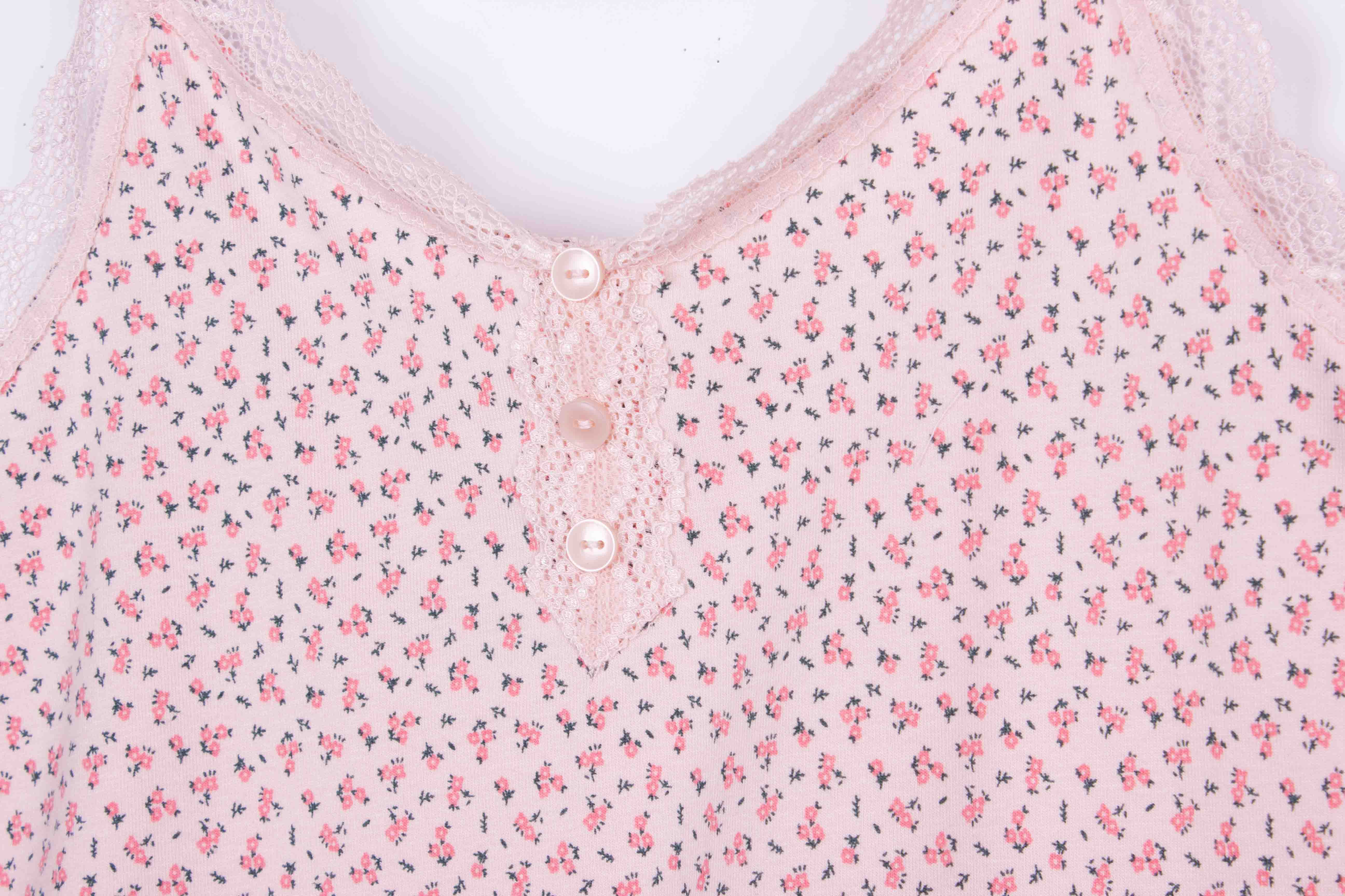 Floral Cotton Camisole and Shorts