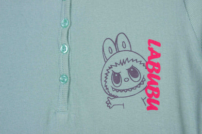 Labubu Minty Plaid