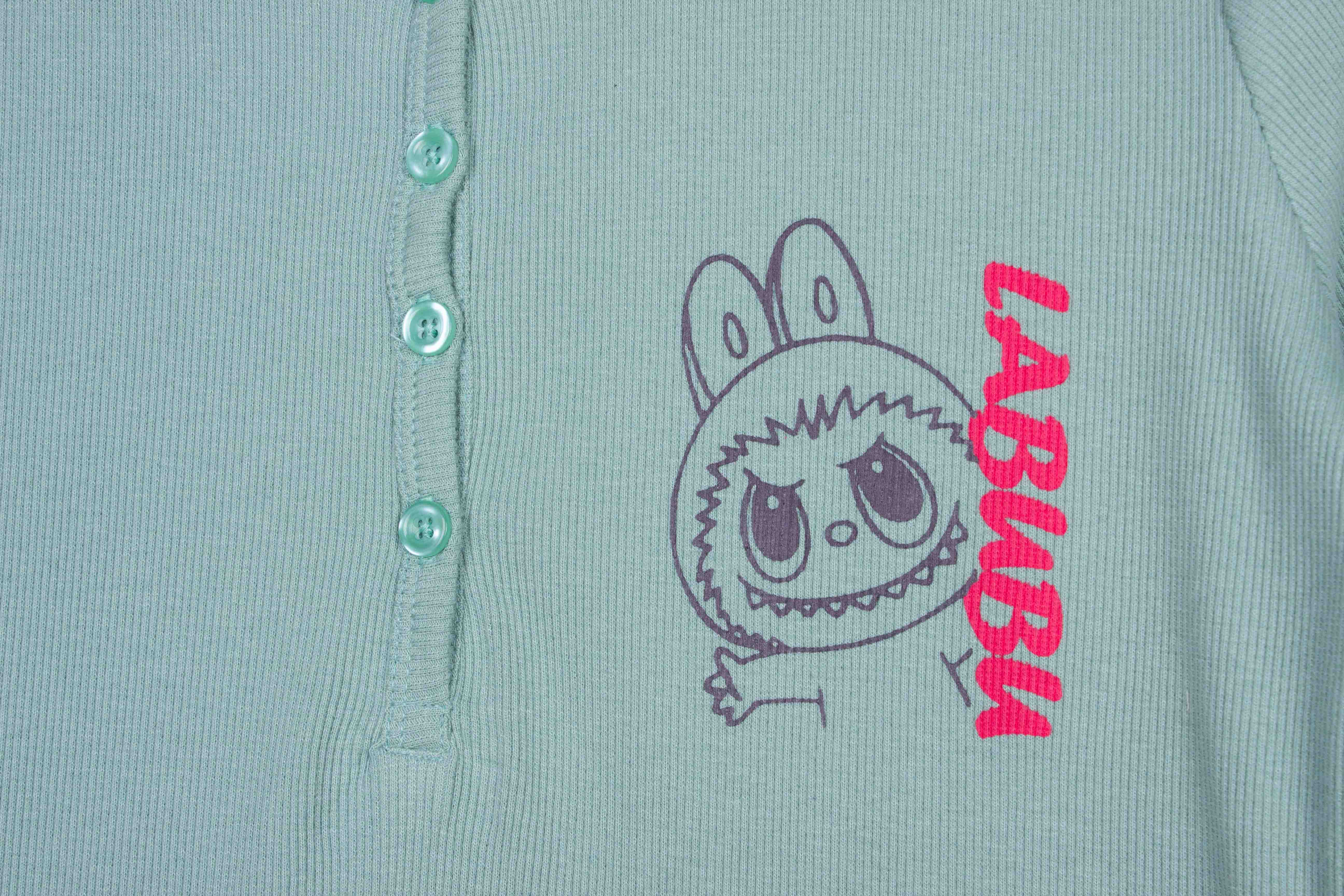 Labubu Minty Plaid