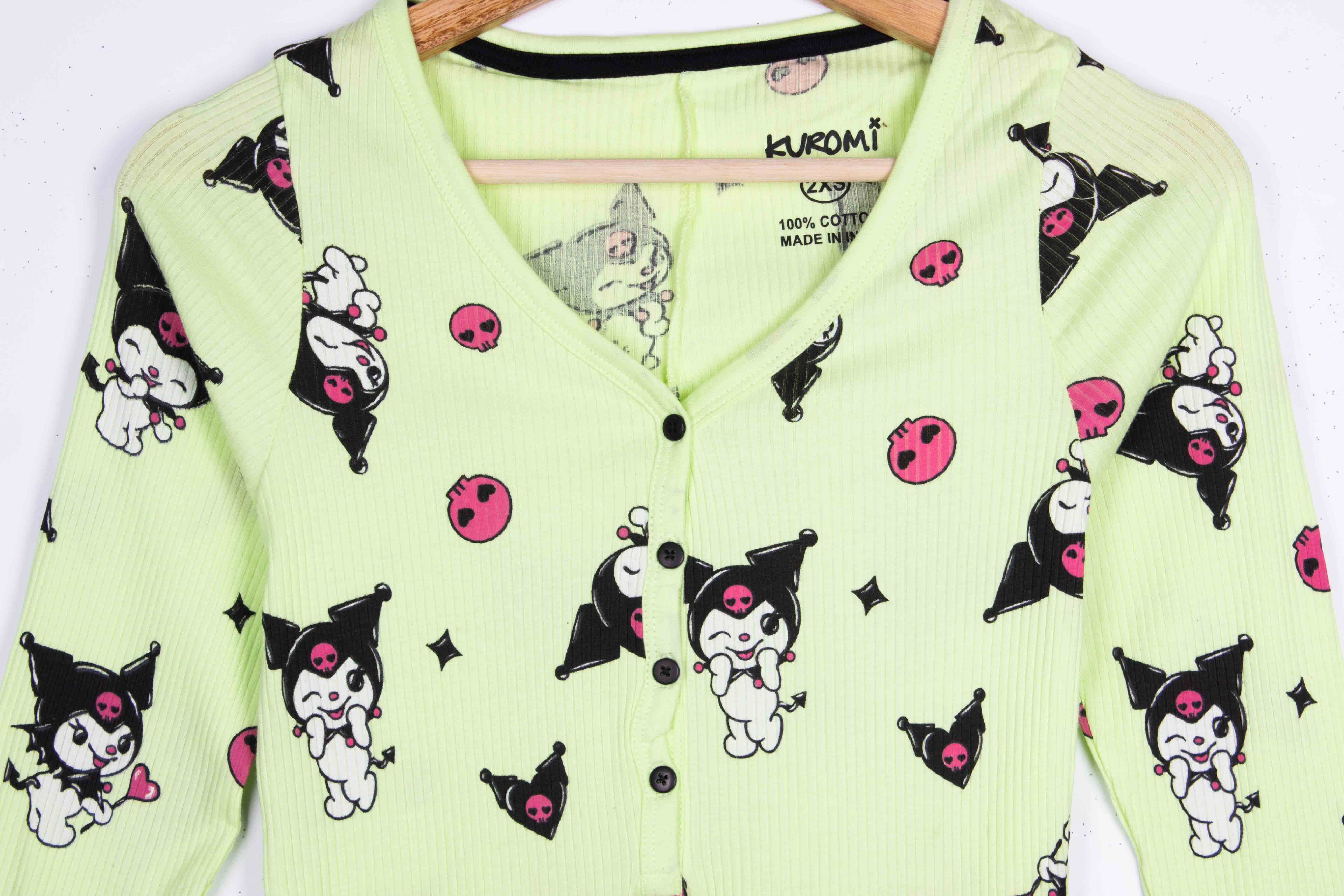 Bold Fluorescent Kuromi (Jumpsuit - Onesie)