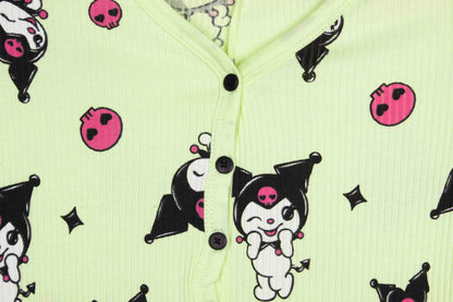 Bold Fluorescent Kuromi (Jumpsuit - Onesie)