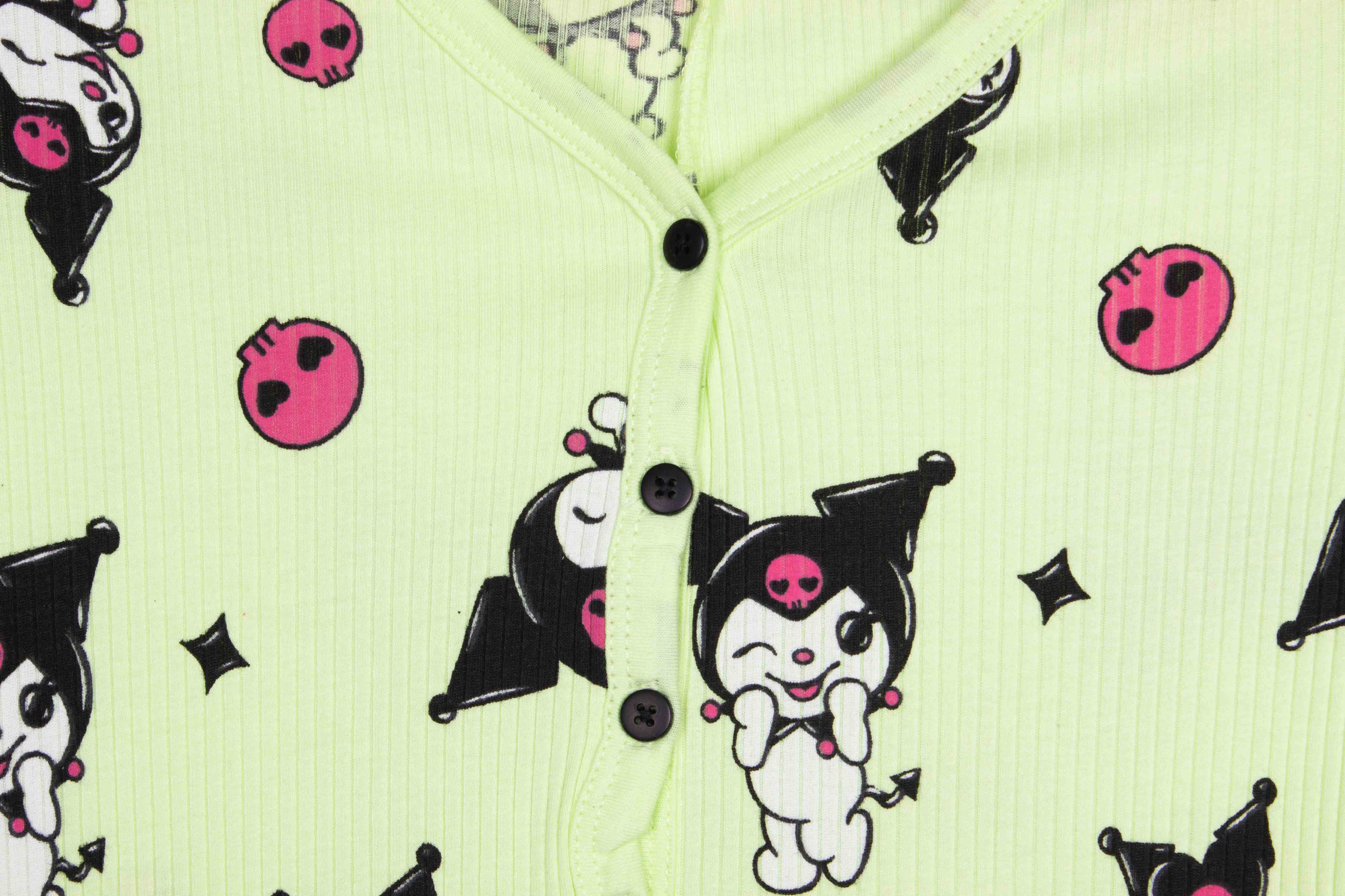 Bold Fluorescent Kuromi (Jumpsuit - Onesie)