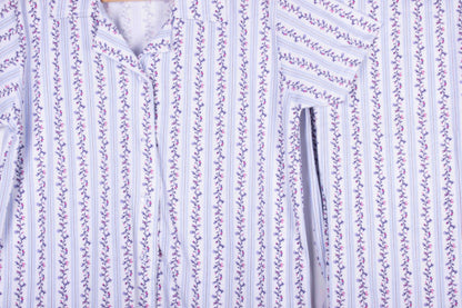 Lavender Vine Stripes