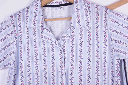 Lavender Vine Stripes