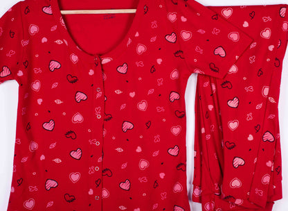 Scarlet Doodle Hearts