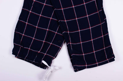 Navy Red Plaid