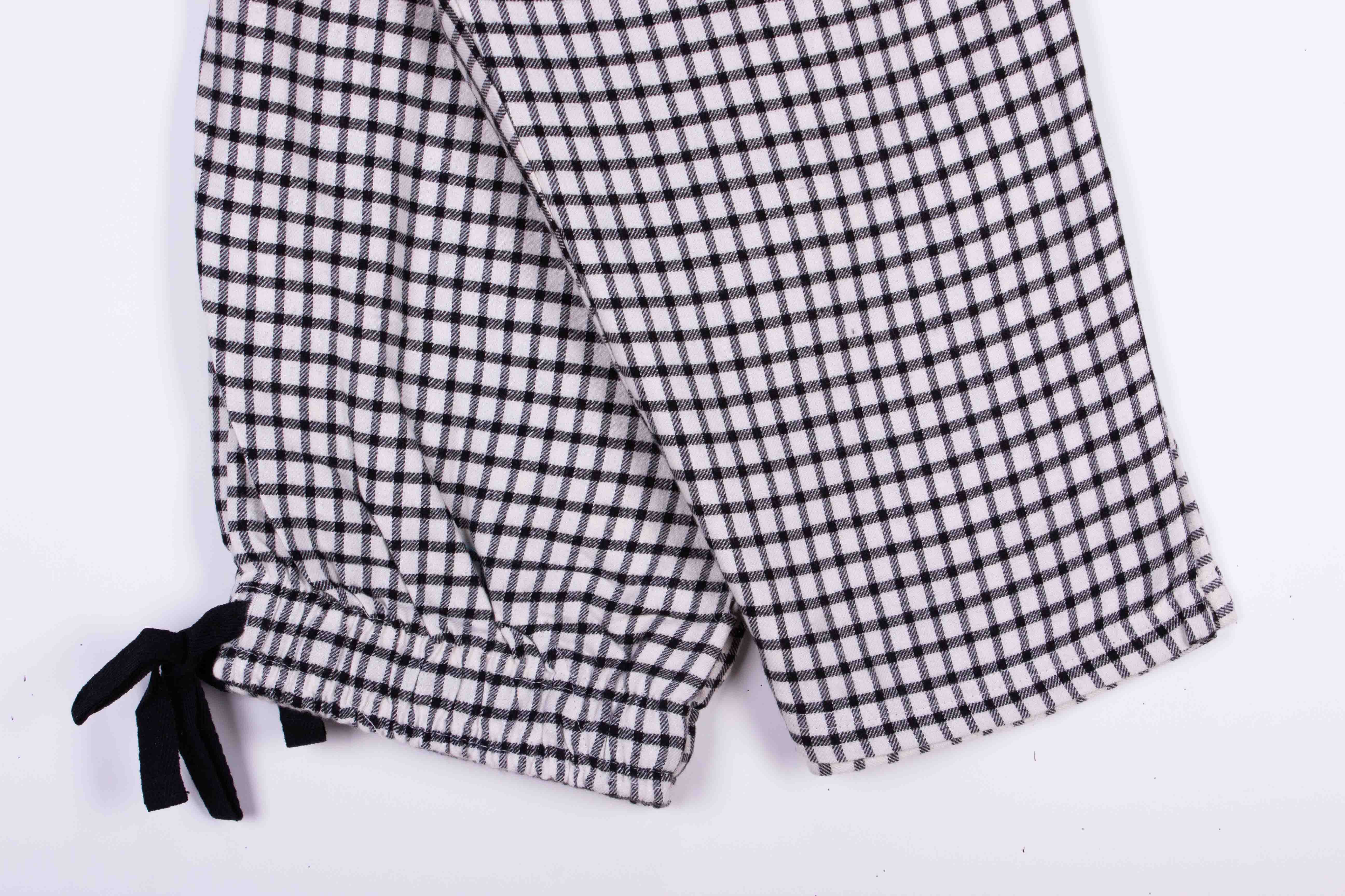 Black and White Plaid Pants
