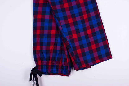 Royal Red Blue Buffalo Plaid