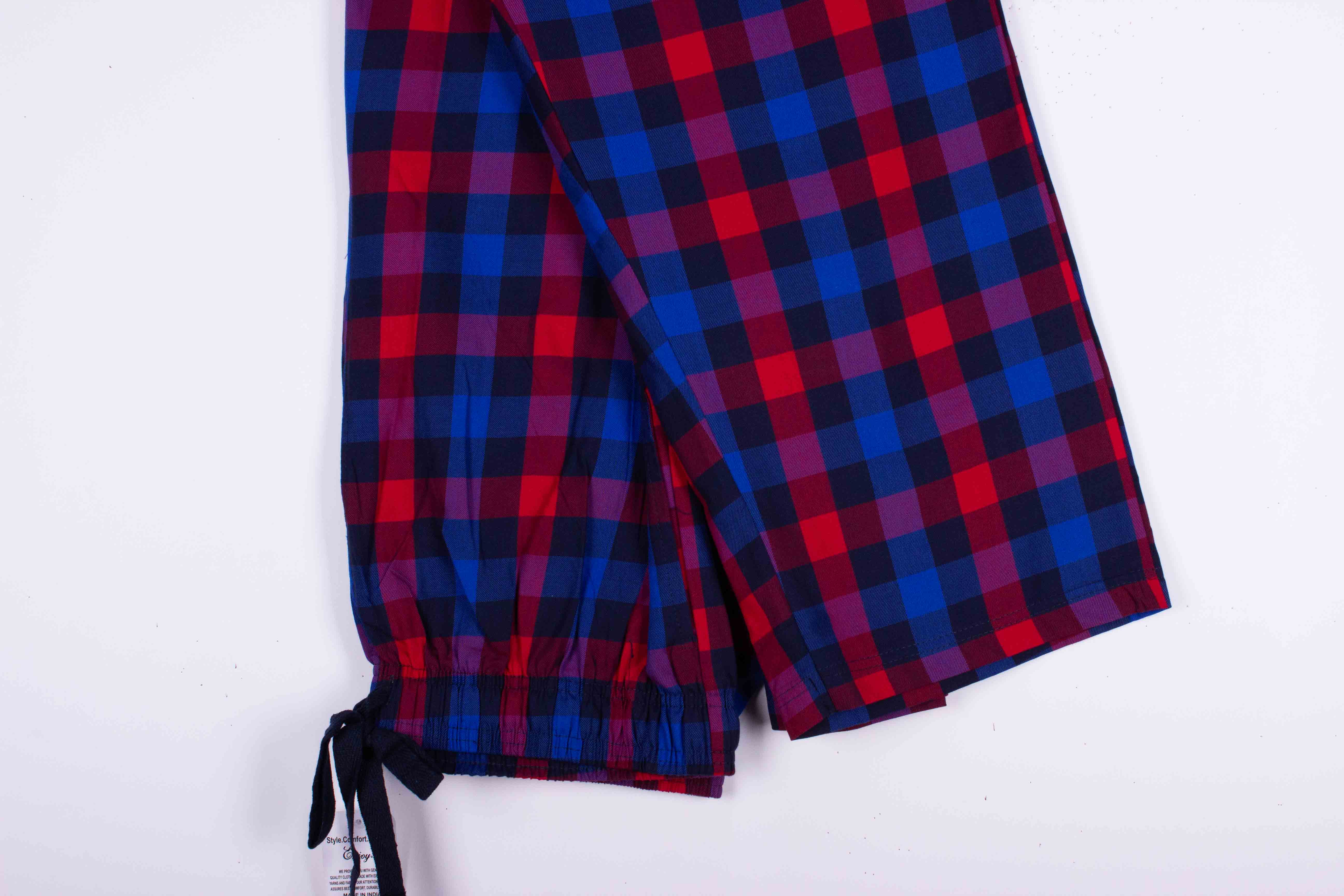 Royal Red Blue Buffalo Plaid