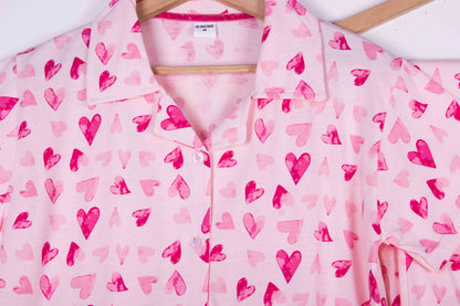 Pink Watercolor Hearts