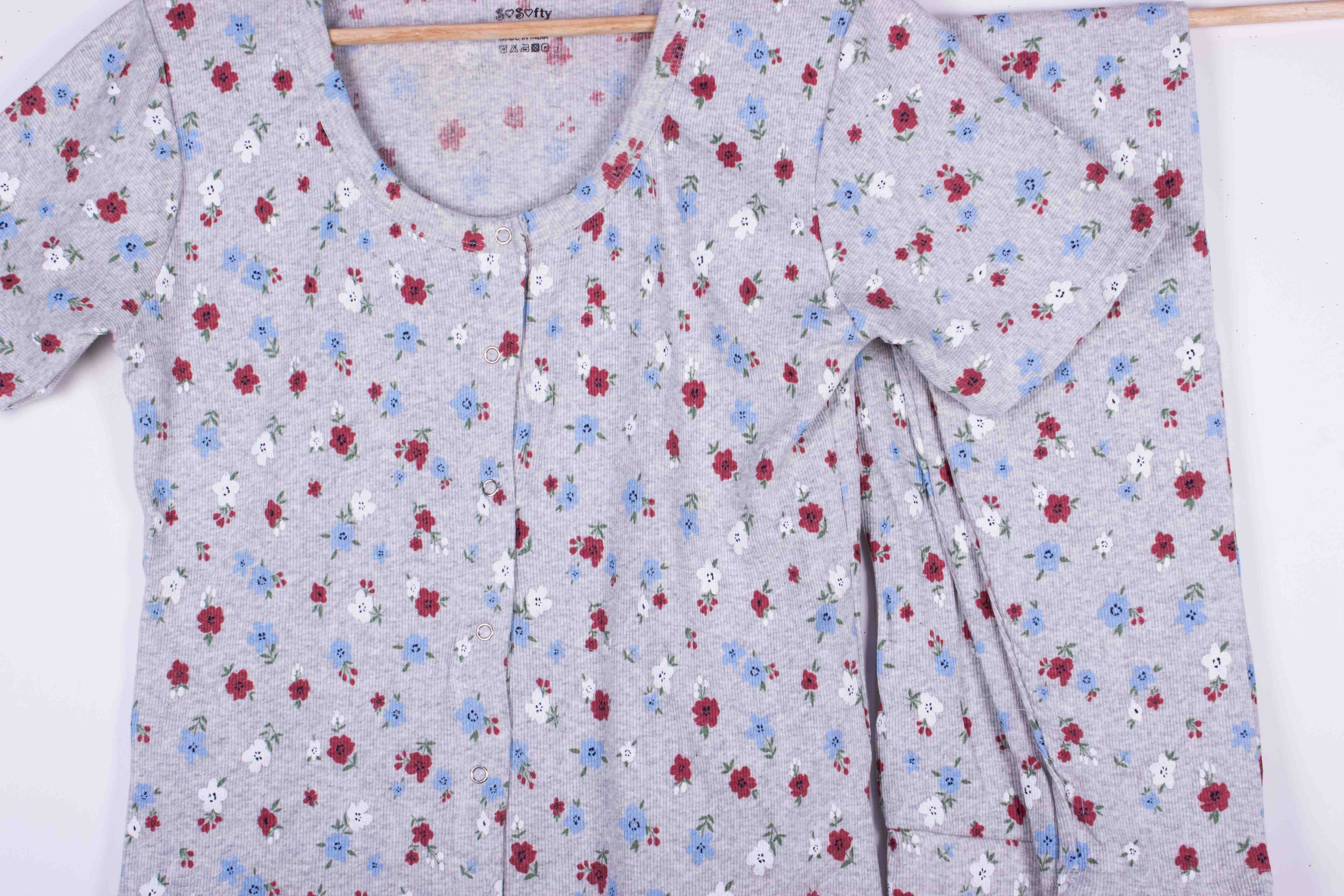 Grey Petite Florals