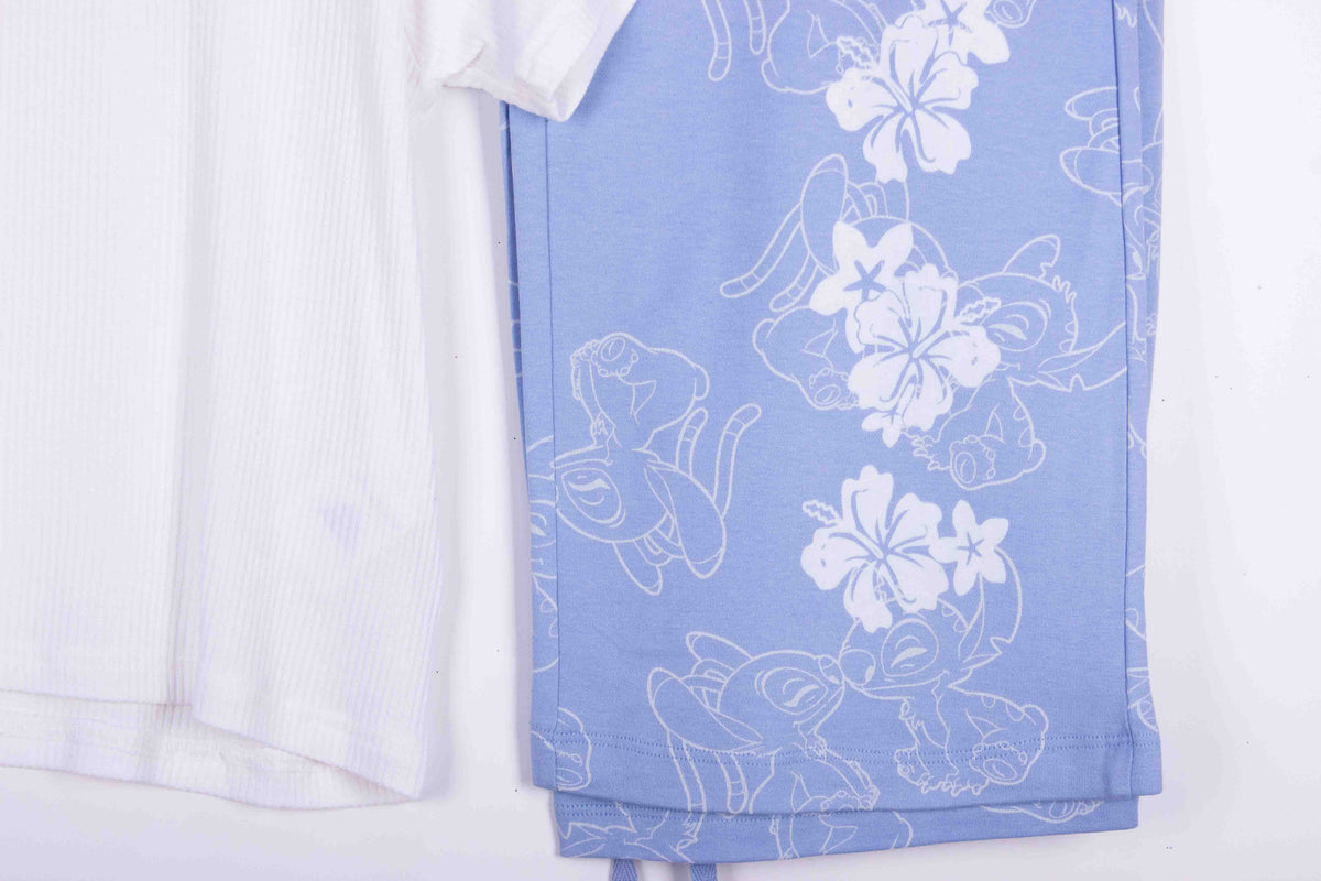 Super Soft Periwinkle Stitch Floral