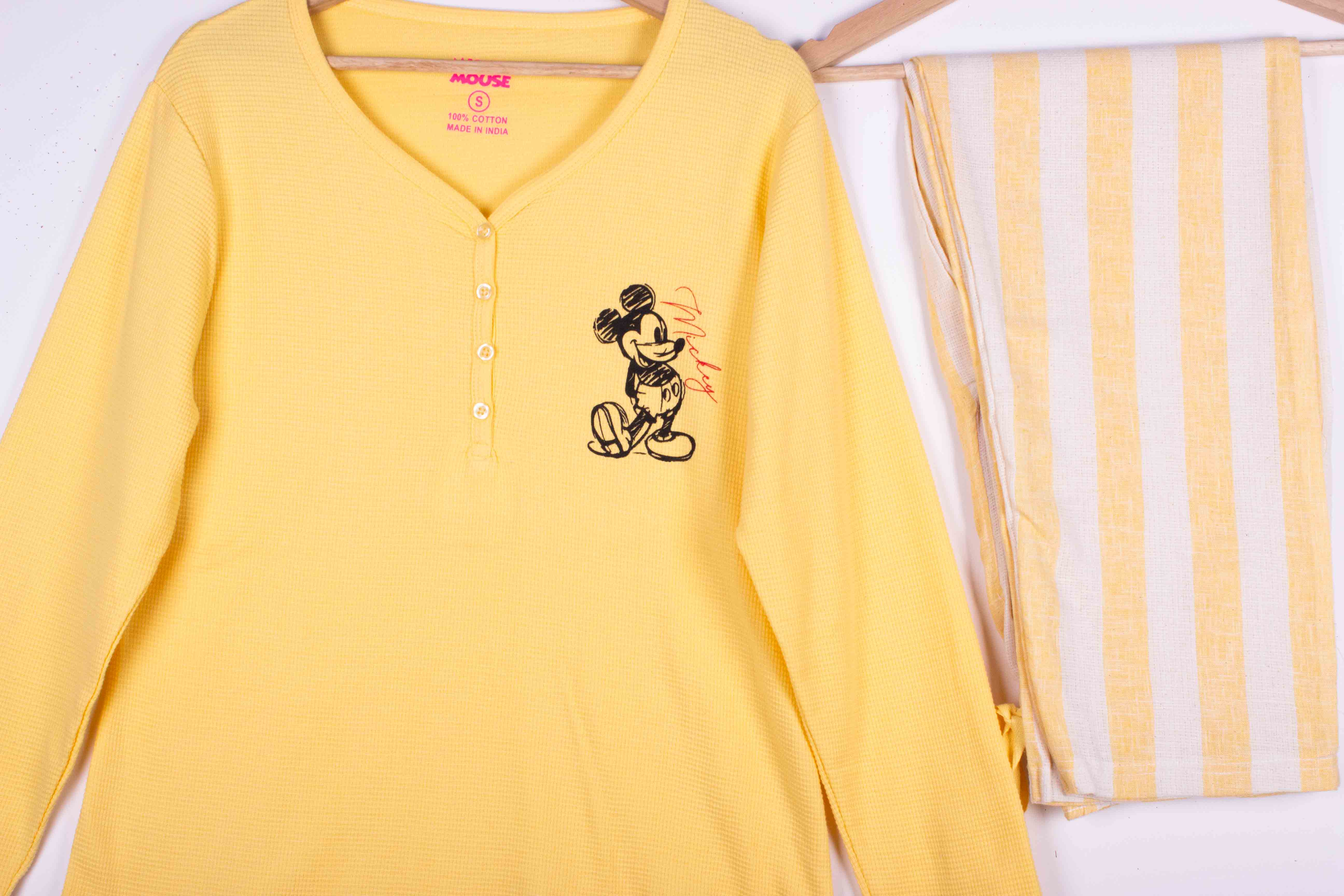 Buttercup Mickey Stripes