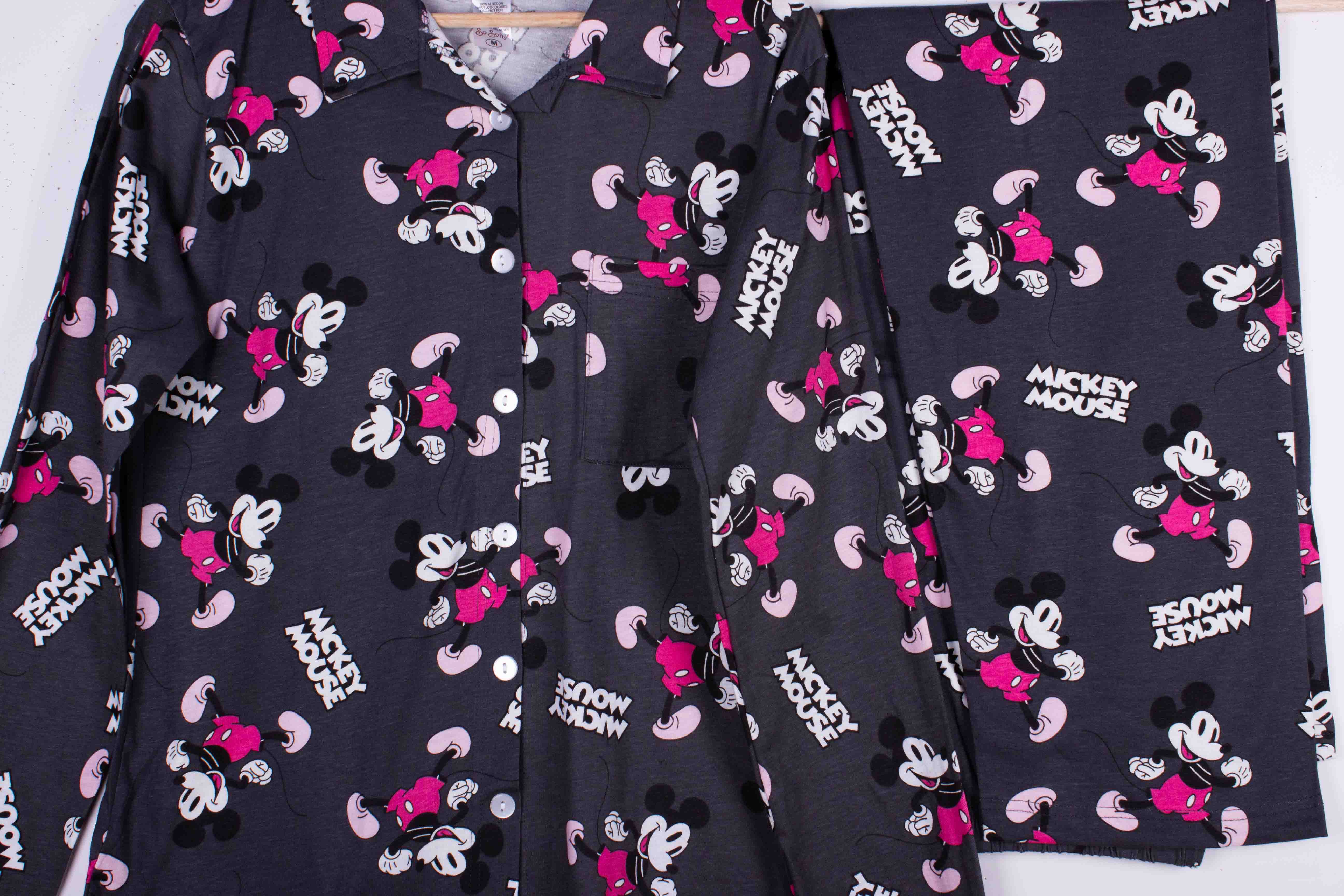 Charcoal Mickey Button Ups