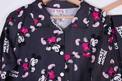 Charcoal Mickey Button Ups