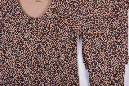 Chic Leopard Collarless