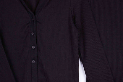 Onyx Black Bell Bottoms