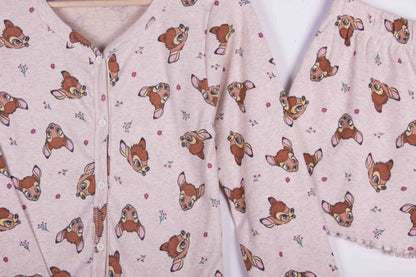 Blush Pink Bambi & Blossoms Shorts