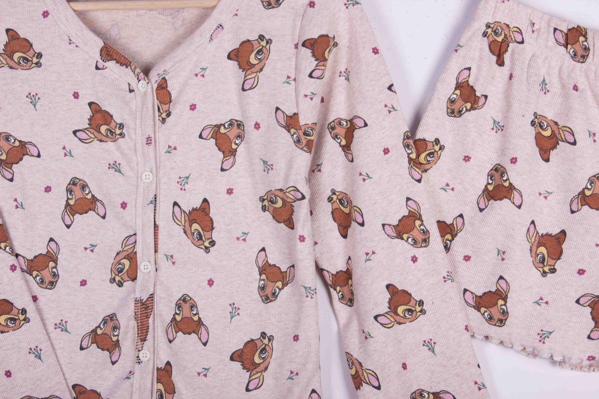 Blush Pink Bambi & Blossoms Shorts