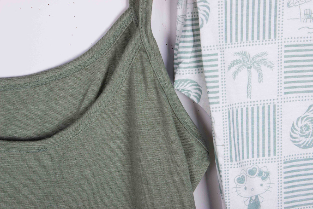 3 Piece Sage Tropical Set