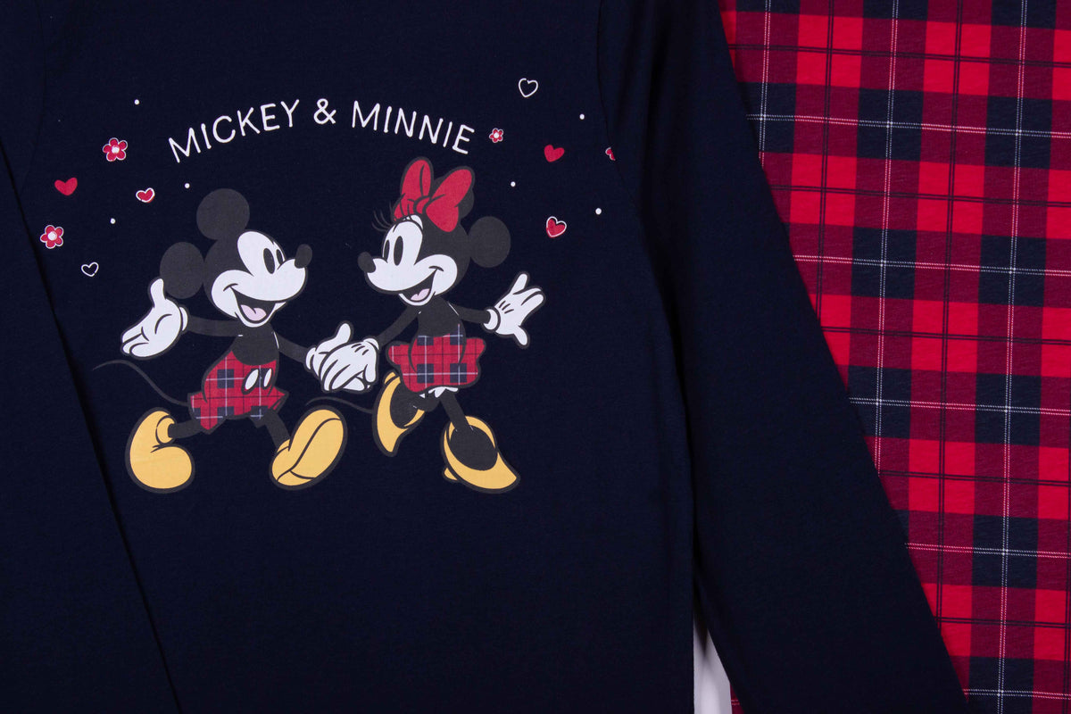 Mickey Minnie Plaid Couple