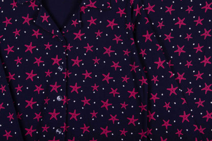 Navy Fuchsia Starfish