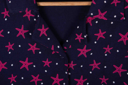 Navy Fuchsia Starfish