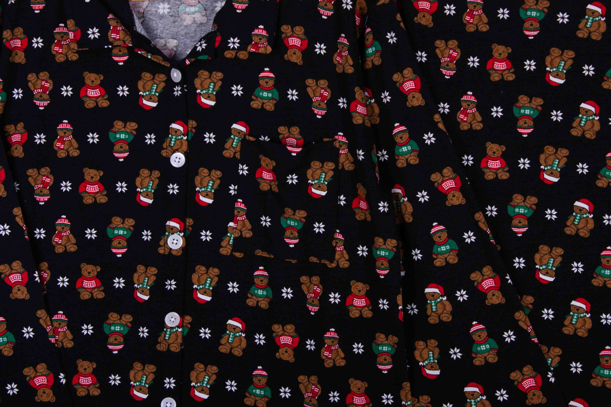Black Winter Teddies