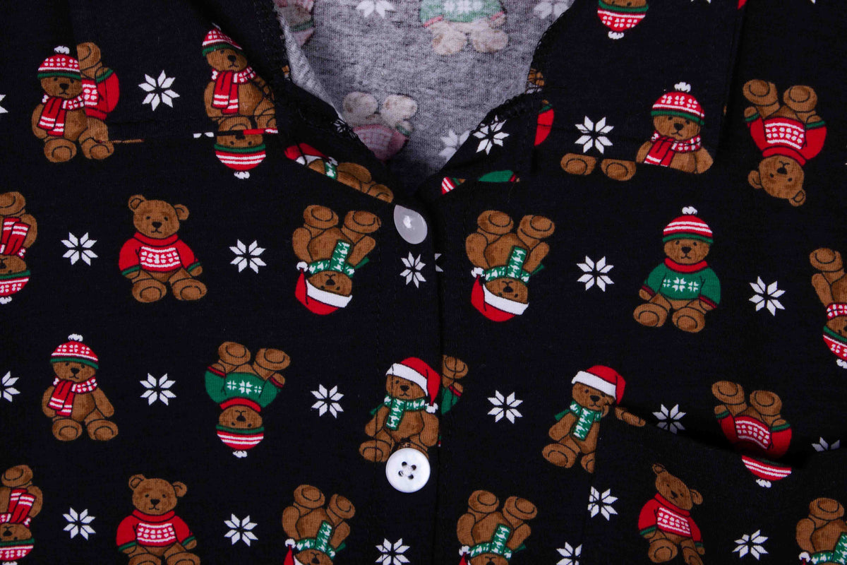Black Winter Teddies