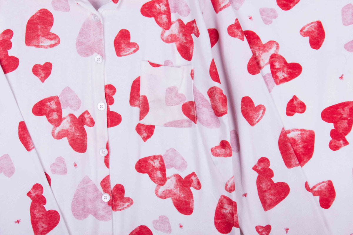 Chic Red & Pink Hearts