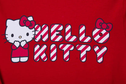 Bowed Candy Cane Hello Kitty