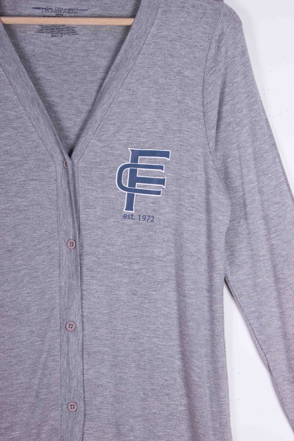 Heather Grey Soft Varsity Stripes