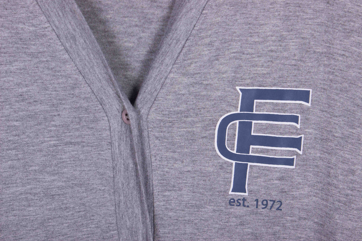 Heather Grey Soft Varsity Stripes