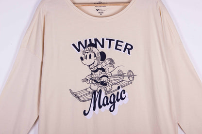 Cream Mickey Winter Magic