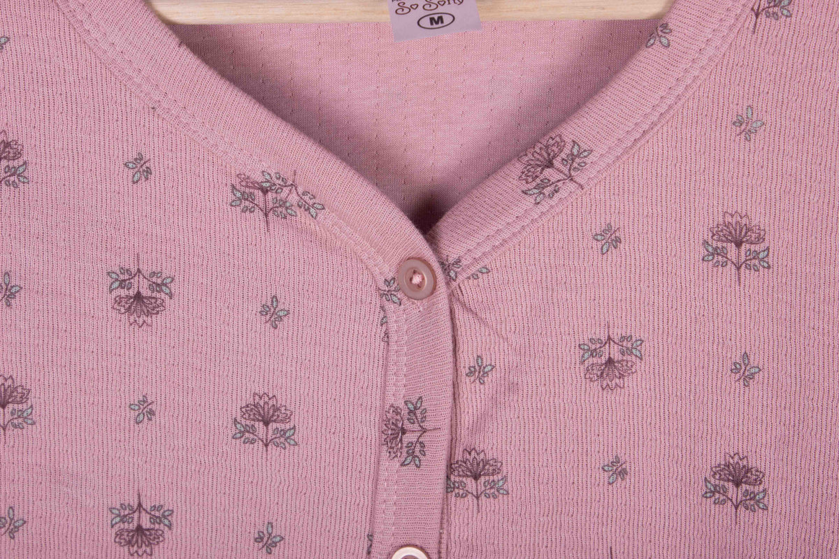 Dusty Rose Tiny Florals Shorts
