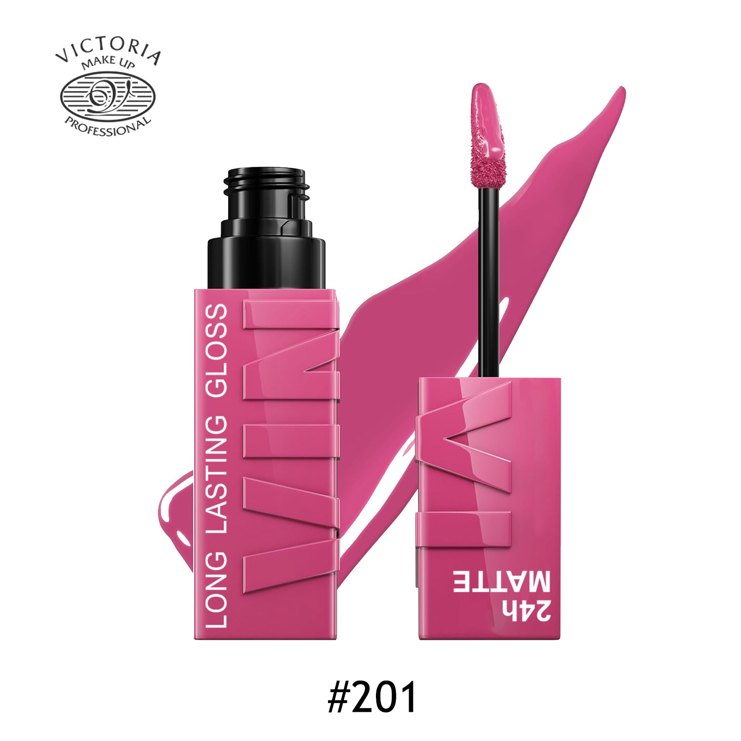 Victoria 24HR Matte Long Lasting Gloss- 201