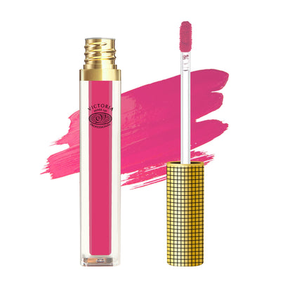 Matte Lip Gloss - PINK PEONIES-16