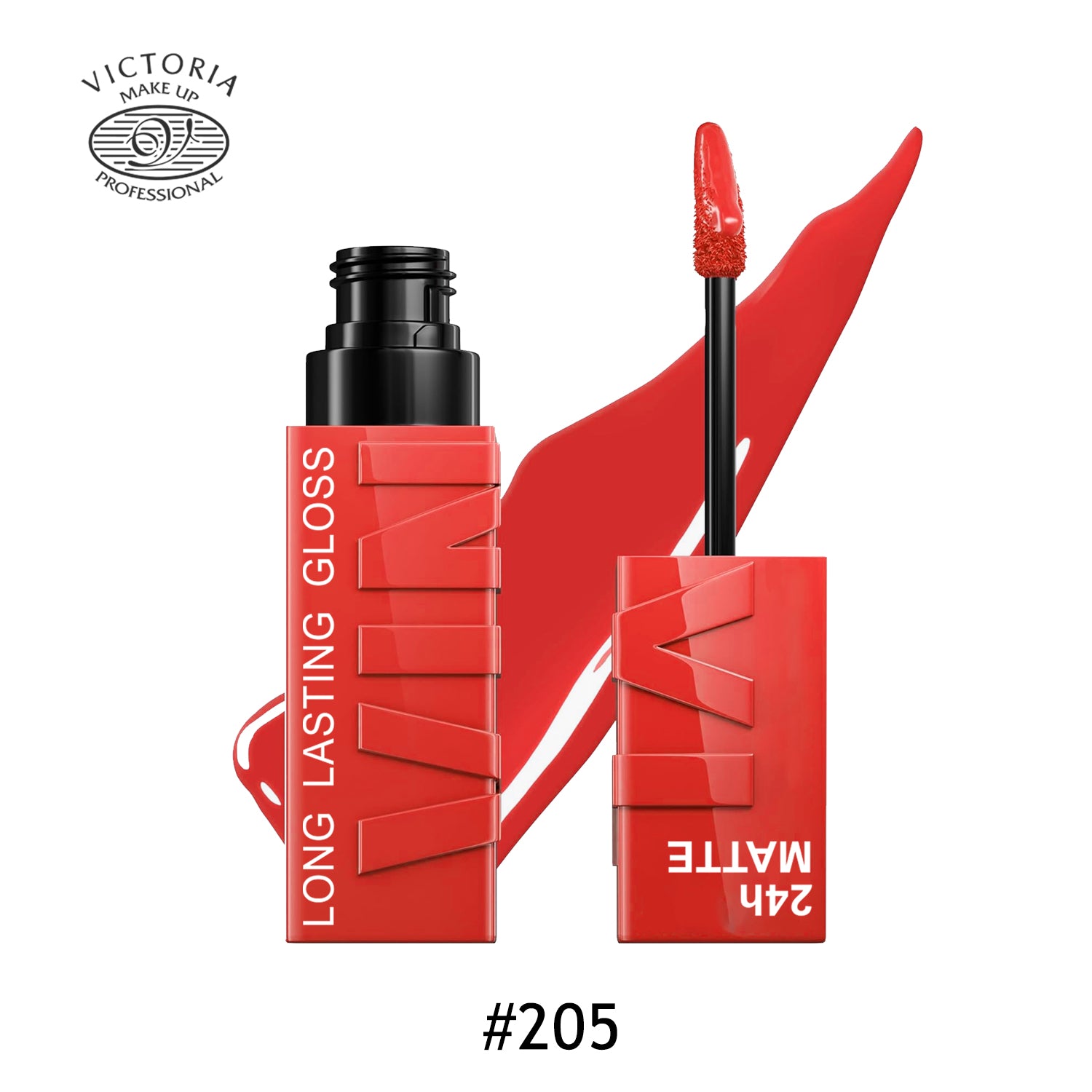 Victoria 24HR Matte Long Lasting Gloss- 205