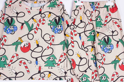 Holiday Lights Beige