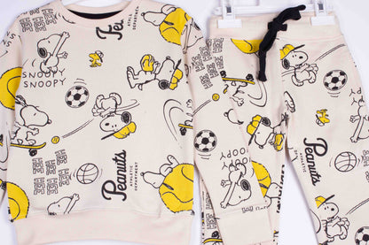 Snoopy Sports Beige