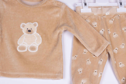 Teddy Beige Plush Velvet