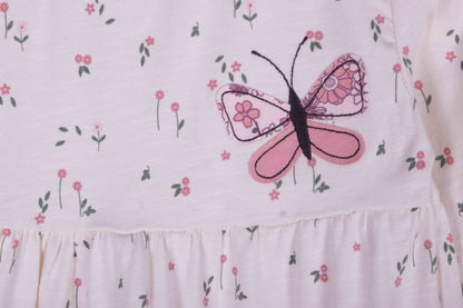 Floral Butterfly Long Dress Pajama