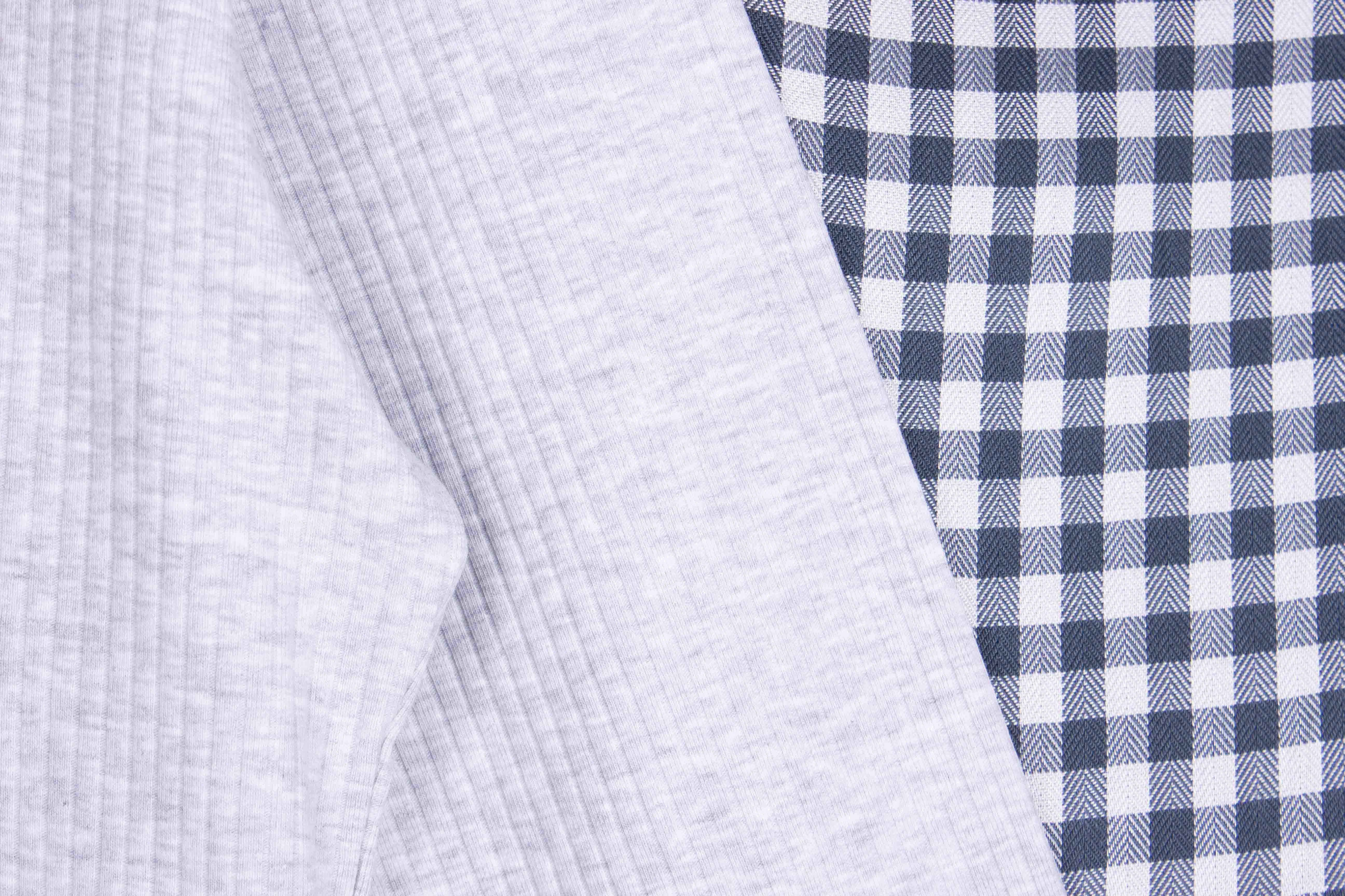 Chillax Mickey - Grey Ribbed Cotton
