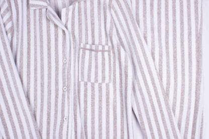 Cocoa Stripe (Velvet-Like)