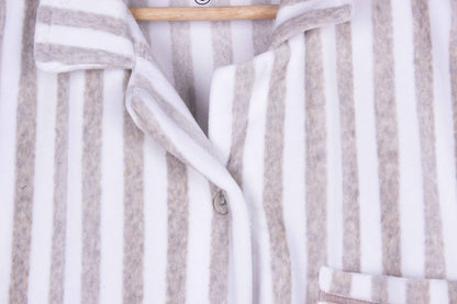 Cocoa Stripe (Velvet-Like)