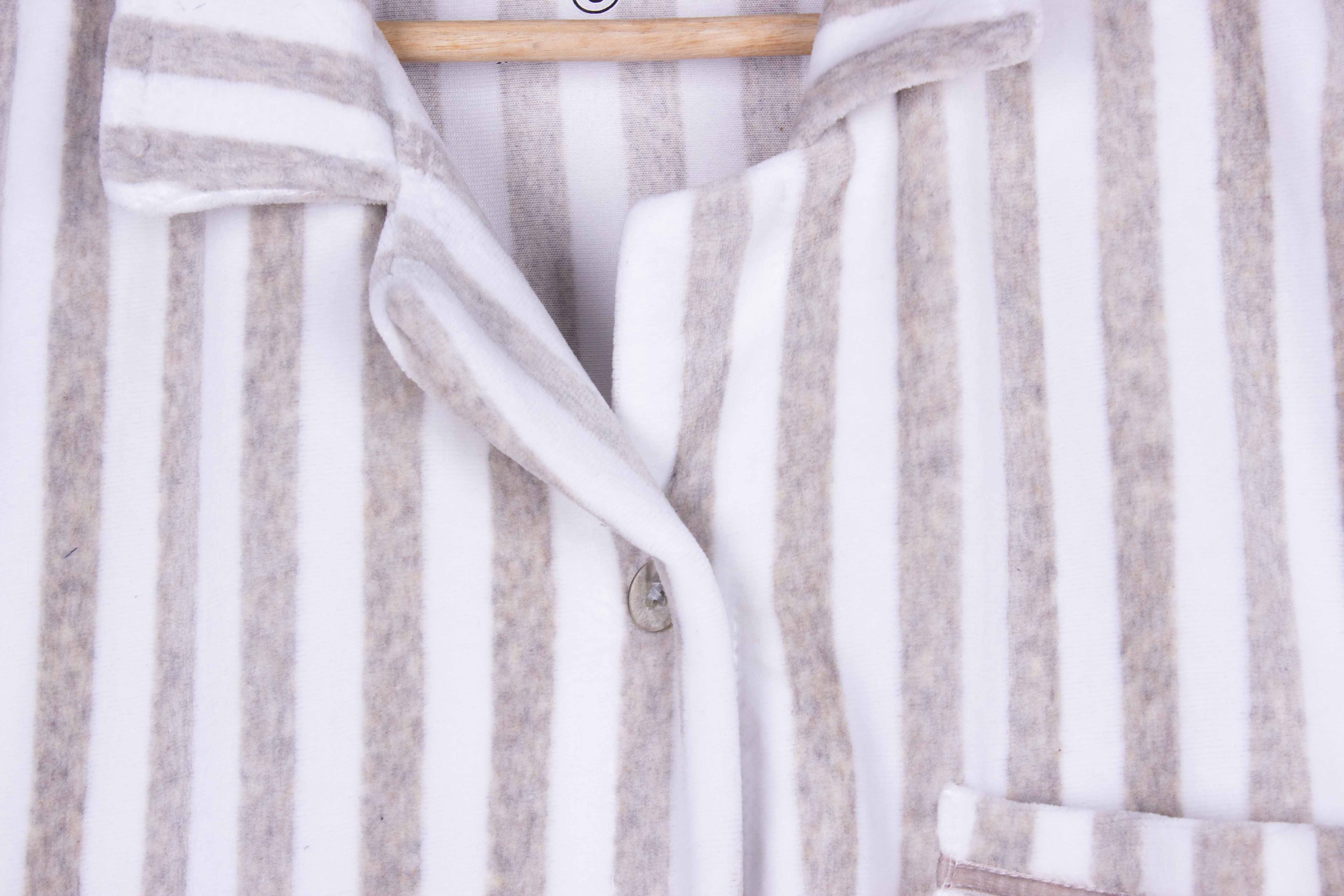 Cocoa Stripe (Velvet-Like)