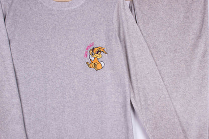 Cozy Grey Thumper (Velvet)