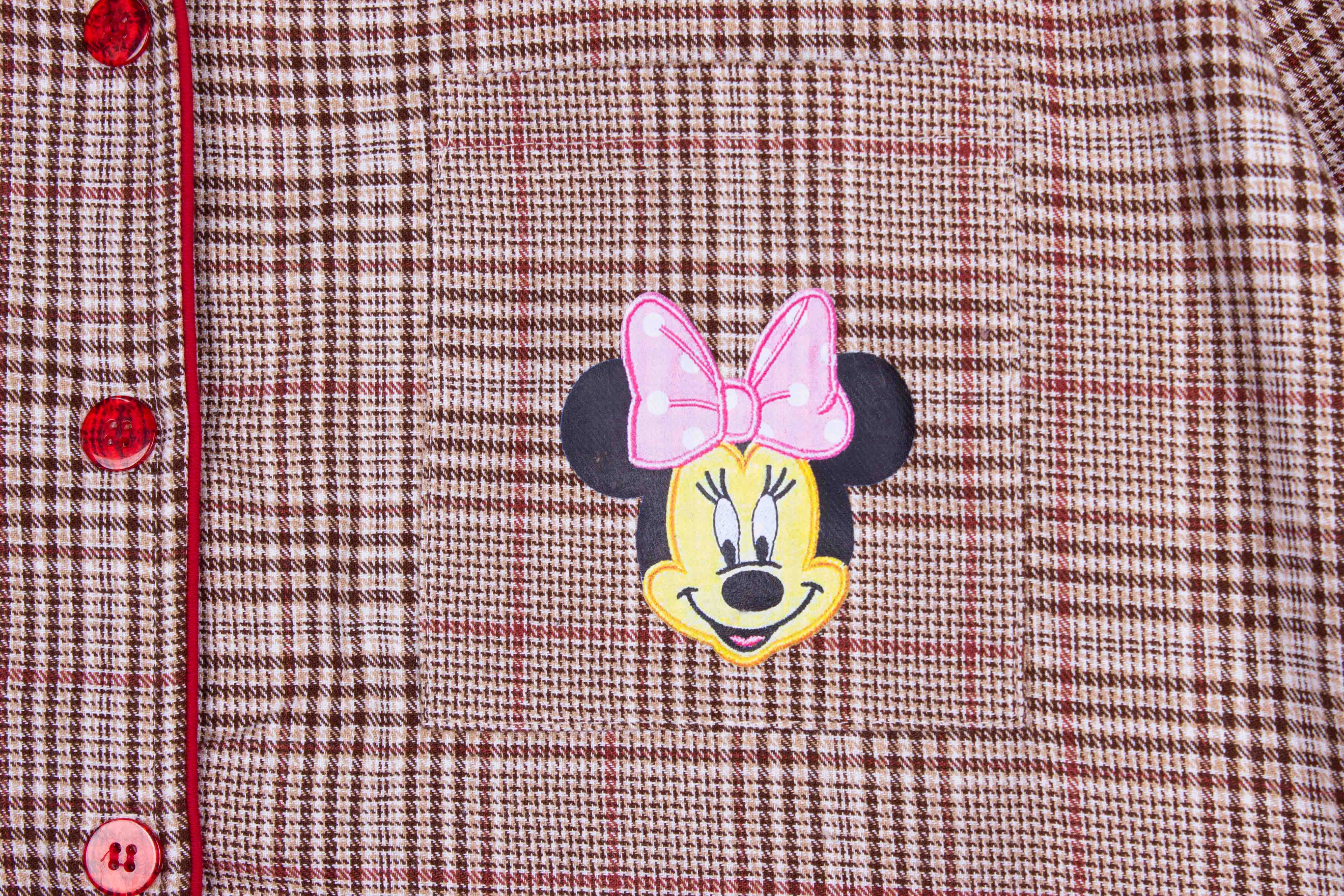 Minnie Charm Checkered