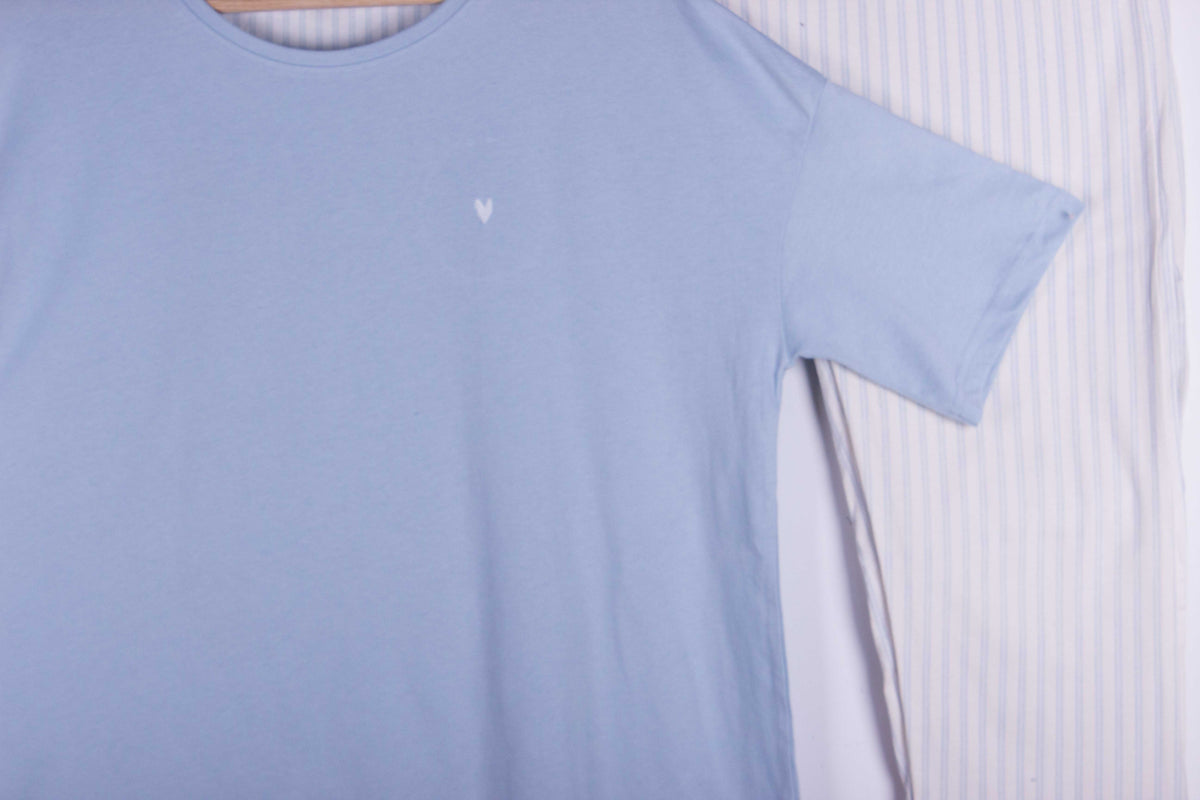 Classy Powder Blue Pinstripes